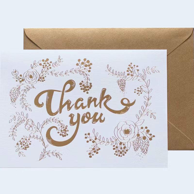 Colorful Greeting Cards Printed Postcards/thank You Cards