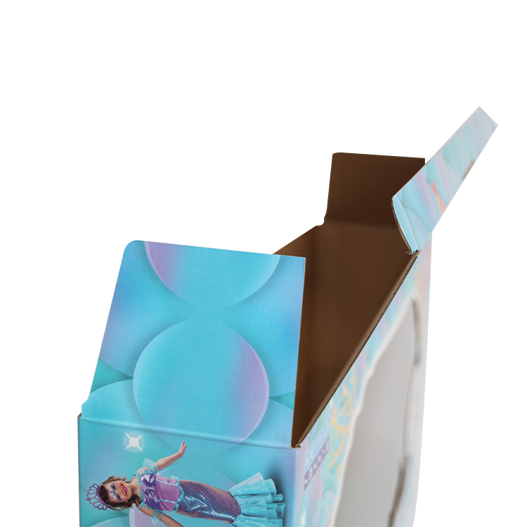 Baby Doll Packaging Custom Design Blue Low Price Doll Window Display Gift Box