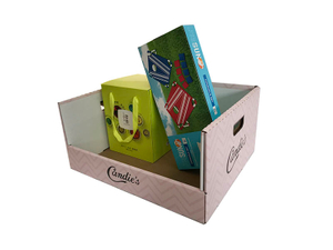 Corrugated Paper Counter Food Display Box