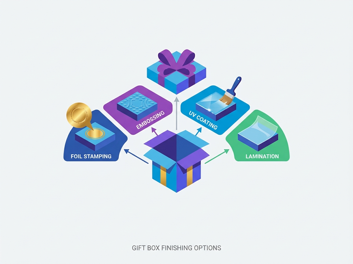 Gift Box Finishing Options